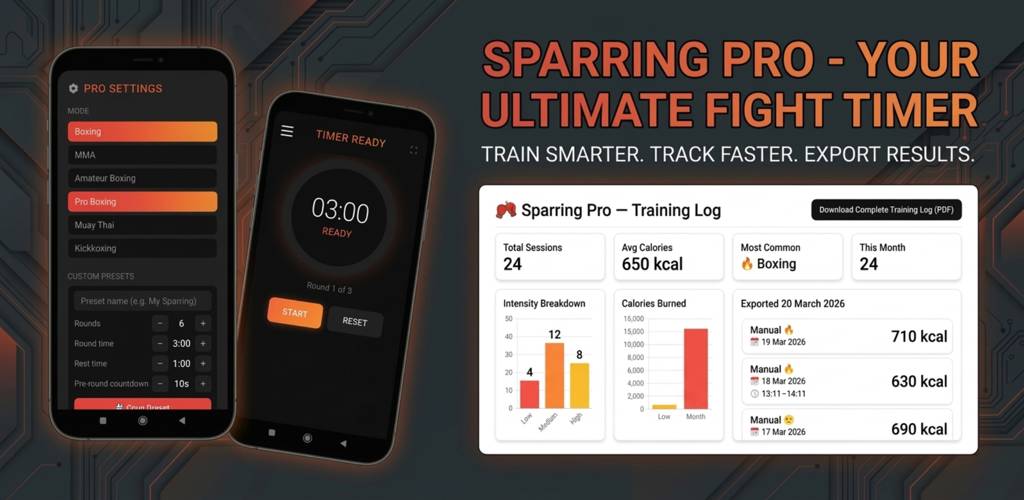 Sparring Pro — Your Ultimate Fight Timer